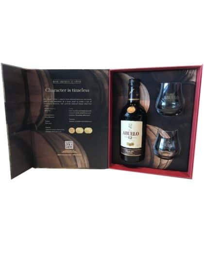 Abuelo 12 Years Giftbox With 2 Glasses