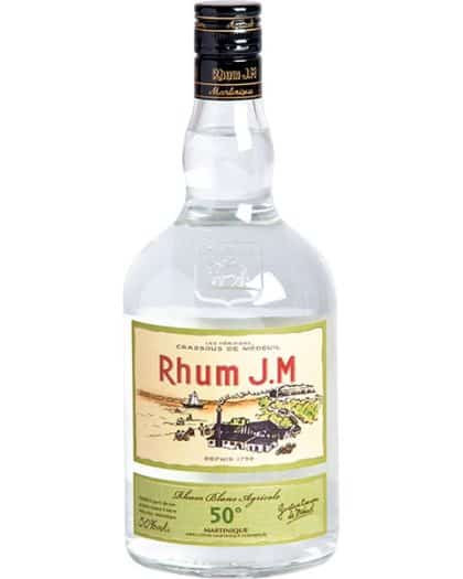 Rhum J.M Rhum Blanc Agricole 50%