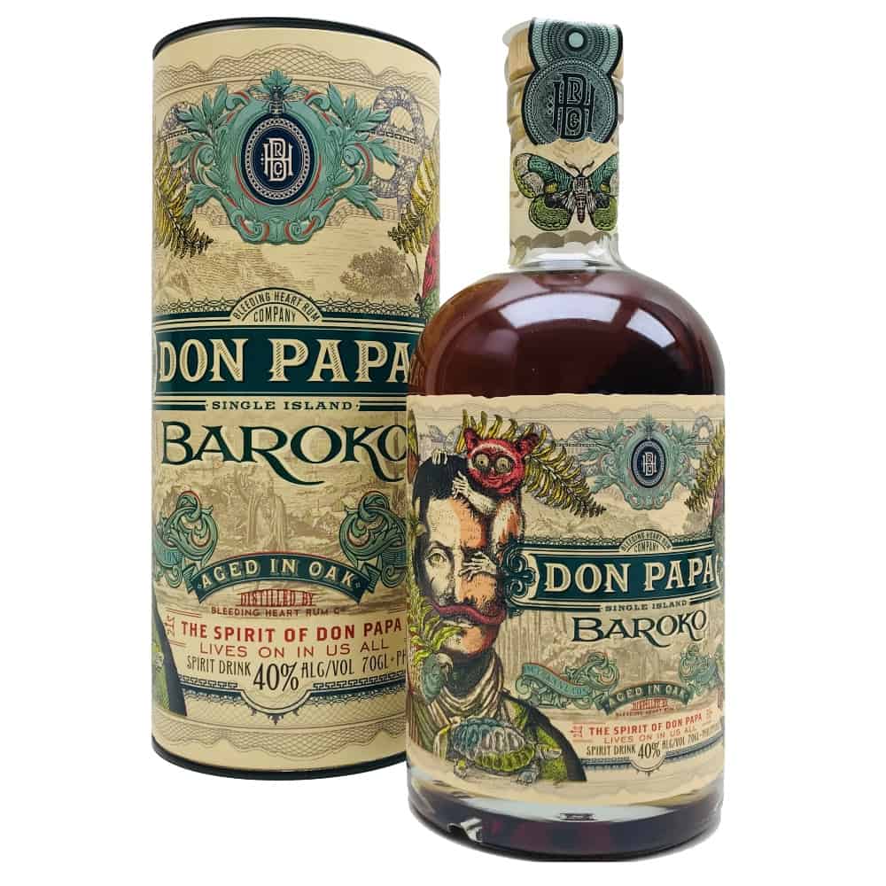 Don Papa Baroko Pack (1 u + petaca) 0,70 L
