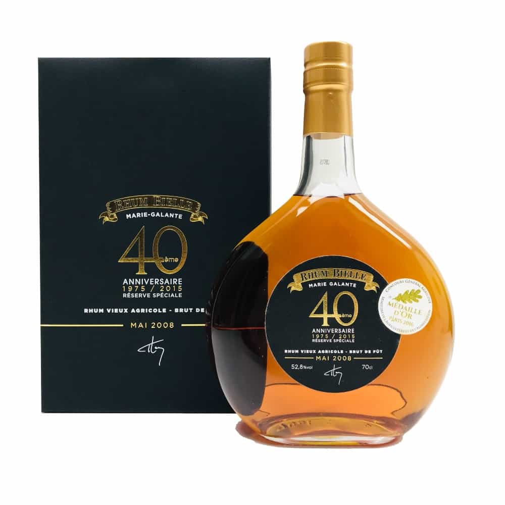 Rhum Bielle Brut De Fut 08 Cuvee 40e Anniversaire 70cl 52 8 Vol Rum Stylez