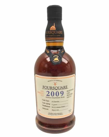 Foursquare Rum Distillery, Barbados Exceptional Cask Selection mark XVII Vintage 2009 ex-Bourbon Cask Single Blended Rum (Pot & Column) 70cl 60%vol.