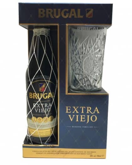Ron Brugal Extra Viejo GiftPack With Glass 70cl 38%Vol.