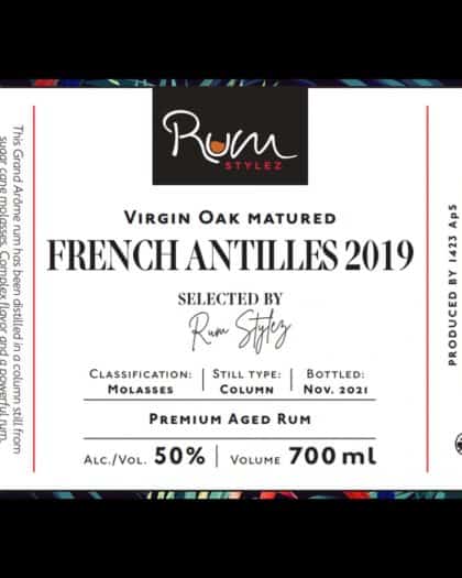 Rum Stylez French Antilles 2019 Virgin Oak Matured Martinique Le Galion Rhum Grand Arome