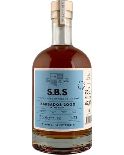 S.B.S Single Barrel Selection Barbados 2000 WIRD Rockley Style Rum PX Cask Finish 70cl 47,1%Vol.
