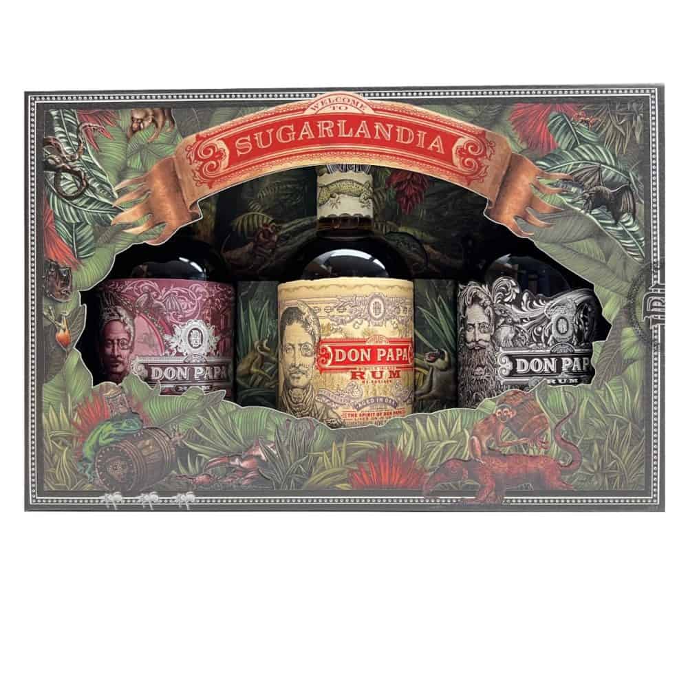 Don Papa Super Premium Tripack Giftpack Sugarlandia 3x20cl