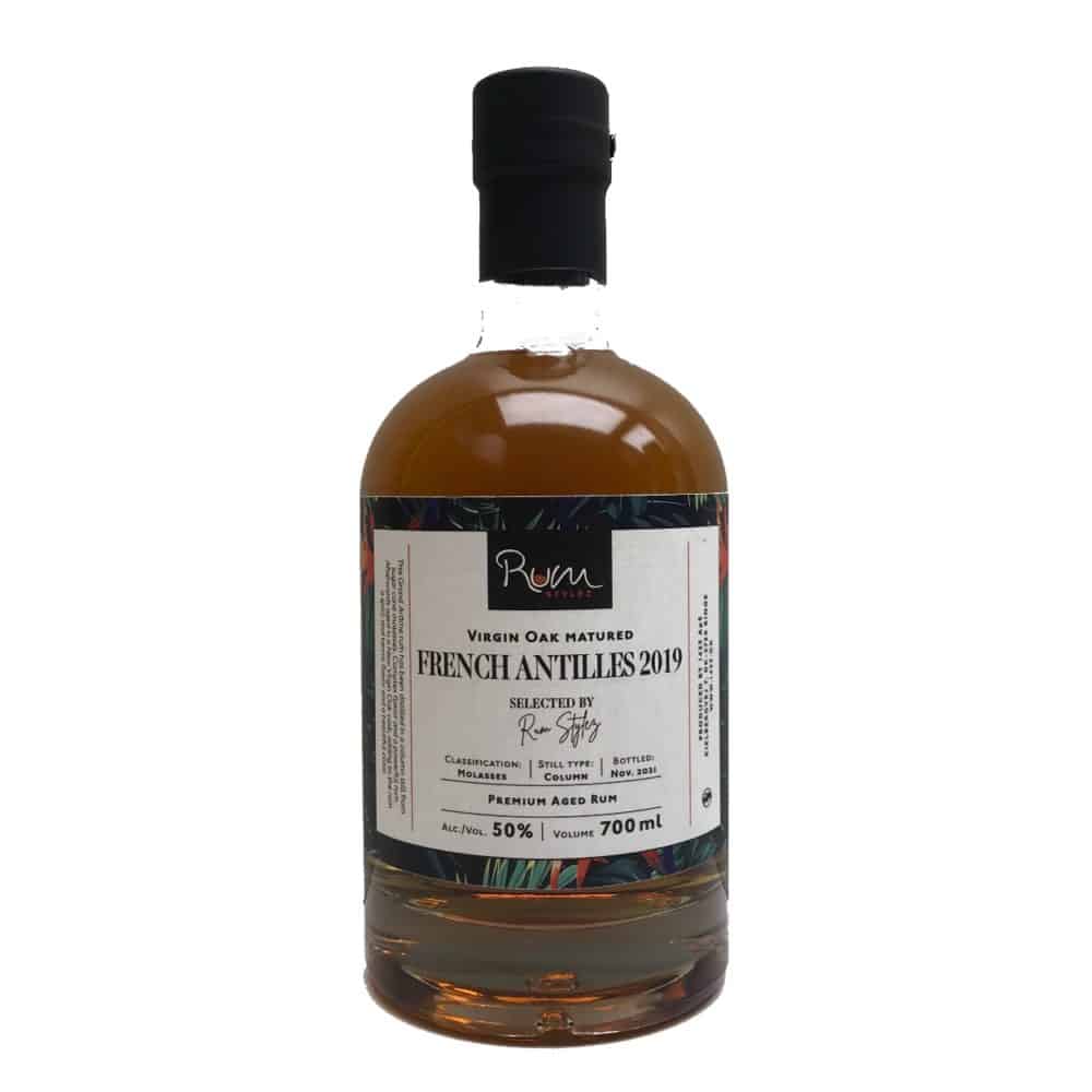 Rum Stylez French Antilles 2019 Virgin Oak Matured Martinique Le Galion Rhum Grand Arome 70cl 50%Vol bottle