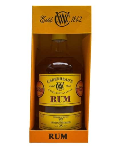 Cadenhead's Single Cask Rum Guyana Uitvlugt Distillery 1993 MPM 25 Years Old 51,2%
