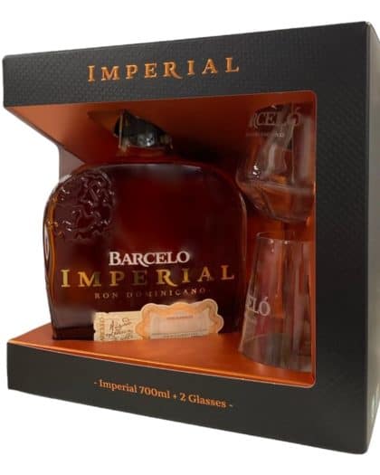 Ron Barcelo Imperial Gifts With 2 Glasses