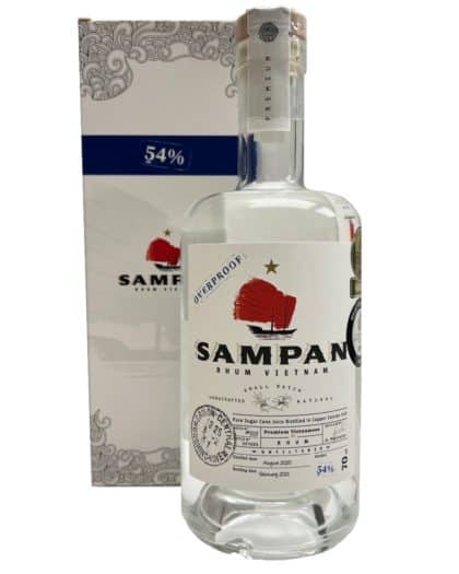 Sampan 54 White Cane Juice Rhum Batch 3 54%