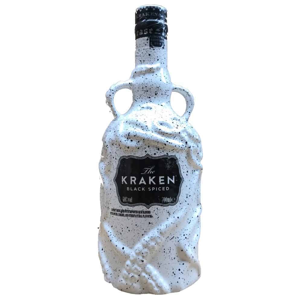 The Kraken Black Spiced Limited Edition Ceramic Bottle White"The Salvaged Edition"