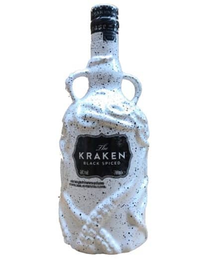 The Kraken Black Spiced Limited Edition Ceramic Bottle White"The Salvaged Edition"