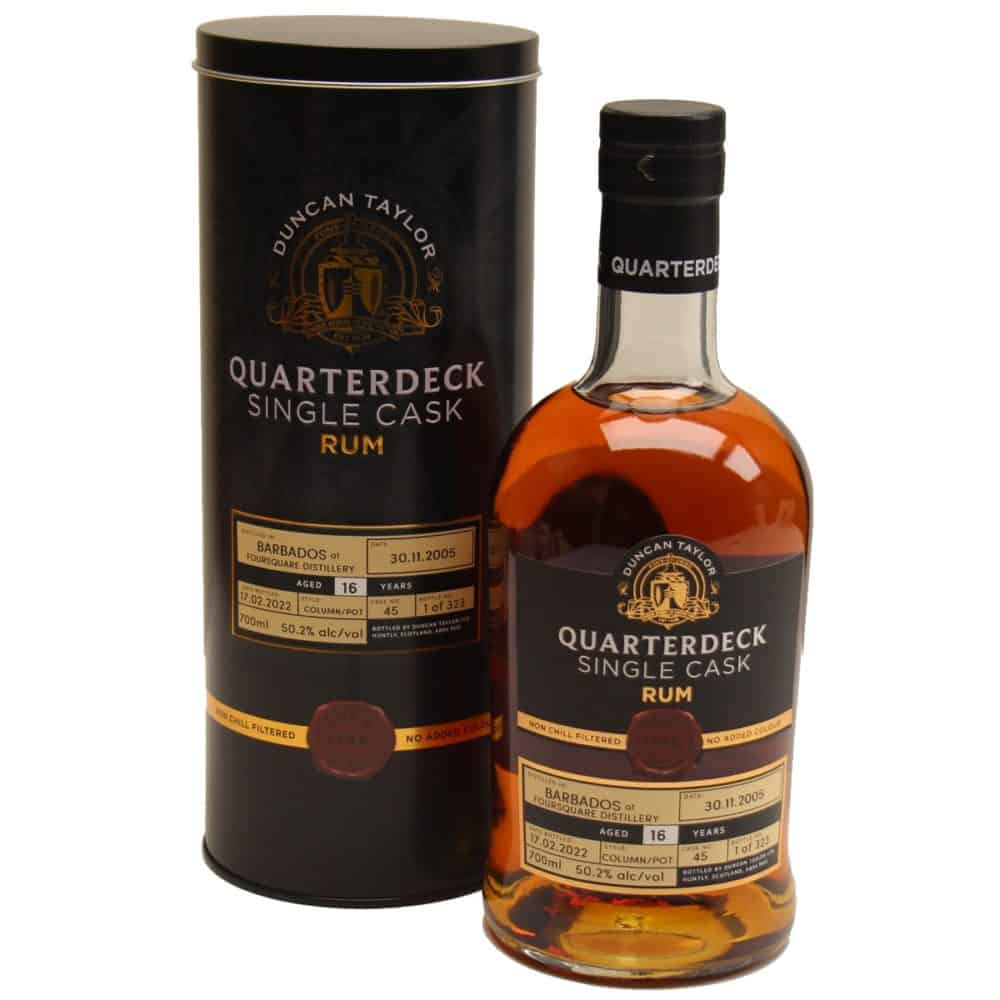 Duncan Taylor Quarterdeck Single Cask Barbados Foursquare 16 Years Old