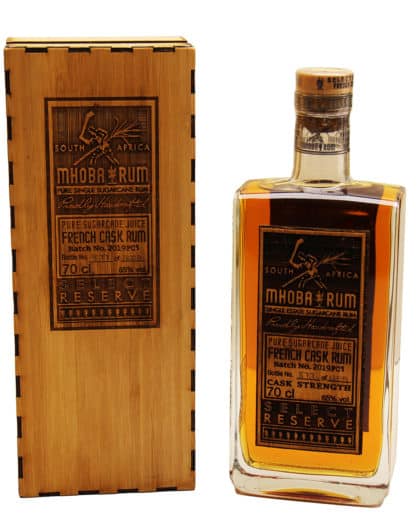 Mhoba Select Reserve French Cask Rum 70cl 65%Vol