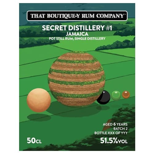 That Boutique Y Rum Company Jamaica Secret Distillery #1 6 Years Batch 2
