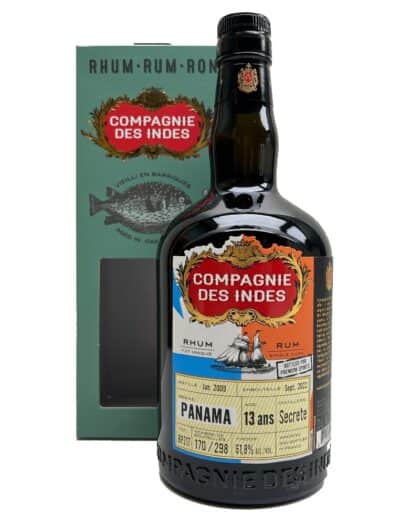 Compagnie Des Indes Rum Panama 13 Ans Secrete Bottled For Premium Spirits 70cl 61,8%