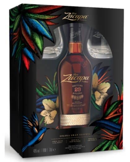 Zacapa Centenario 23 Gift Pack With 2 Glasses 70cl 40%Vol.