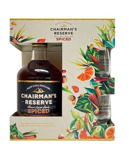 Chairman's Reserve Spiced Rum Gift Pack With 2 Glasses