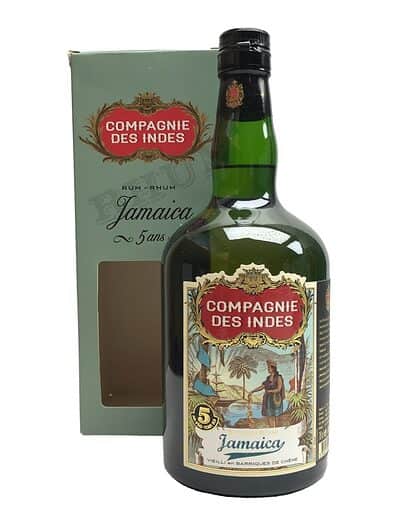 Compagnie Des Indes Jamaica 5 Ans Old Bottling Damage To Outer Box