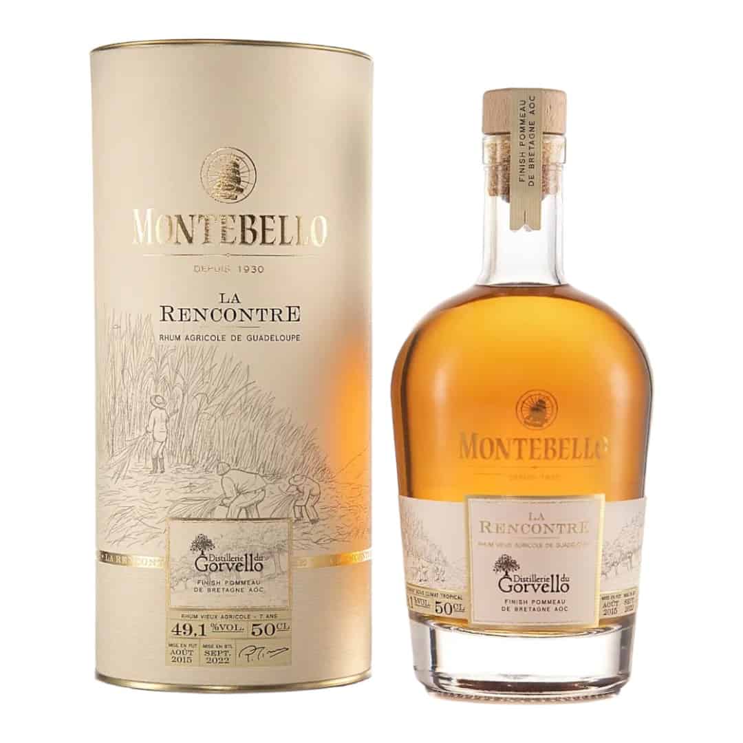 Rhum vieux 7 ans Finish Whisky Breton La rencontre - Montebello