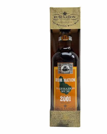 Rum Nation Barbados 10 Years 2001 WIRD
