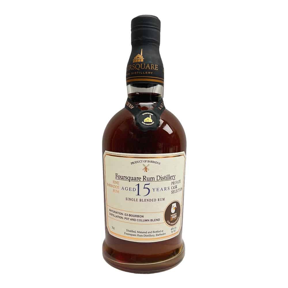 Foursquare Private Cask Selection Whisky & Rum Aan Zee 15 Years