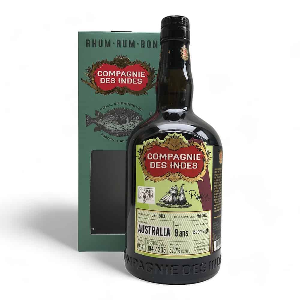 Compagnie Des Indes Australia 9 Ans Beenleigh Bottled For Rum Stylez & Plaisir Di Vin