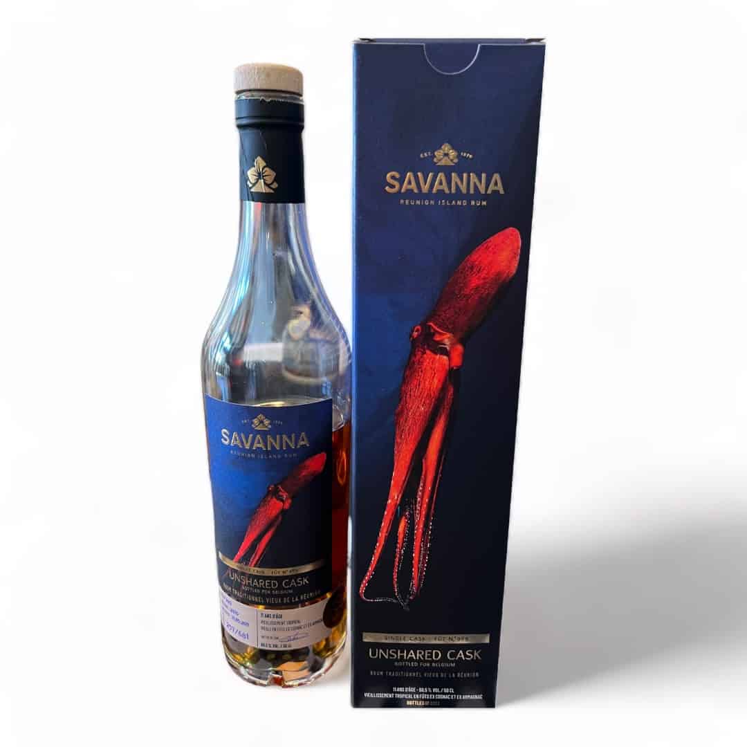 Savanna UNSHARED CASK bottled for BELGIUM Rhum Traditionel 11 And D'Age Fut N°989