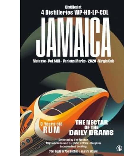 The Nectar Of The Daily Drams Jamaica 2020 4 Distilleries WP-HD-LP-CDL 3 Years Virgin Oak