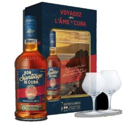 Ron Santiago De Cuba 11 Years Gift Pack With 2 Glasses