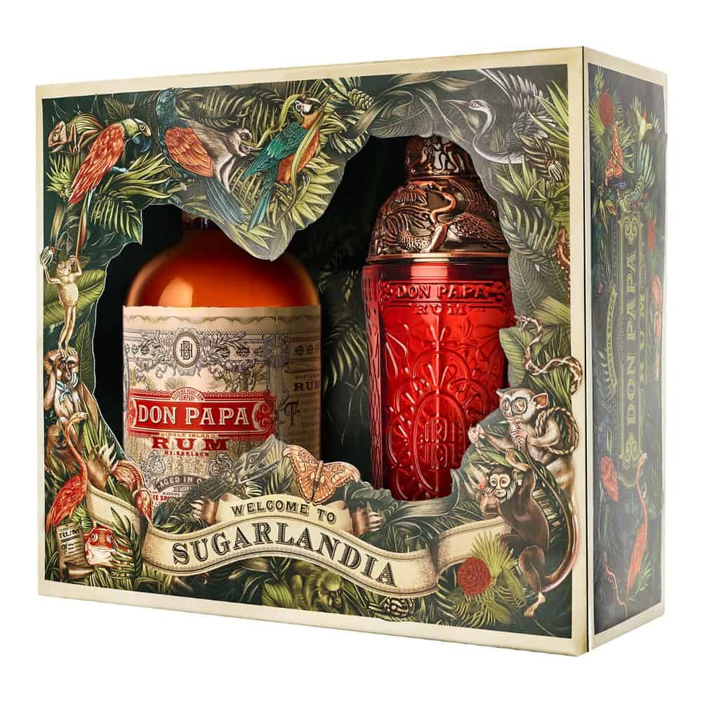 Don papa 7 Years Giftpack With Cocktail Shaker