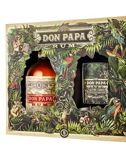 Don papa 7 Years Giftpack With Playing Cards