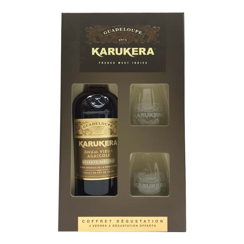 Karukera Vieux Reserve Speciale Giftbox With 2 Glasses