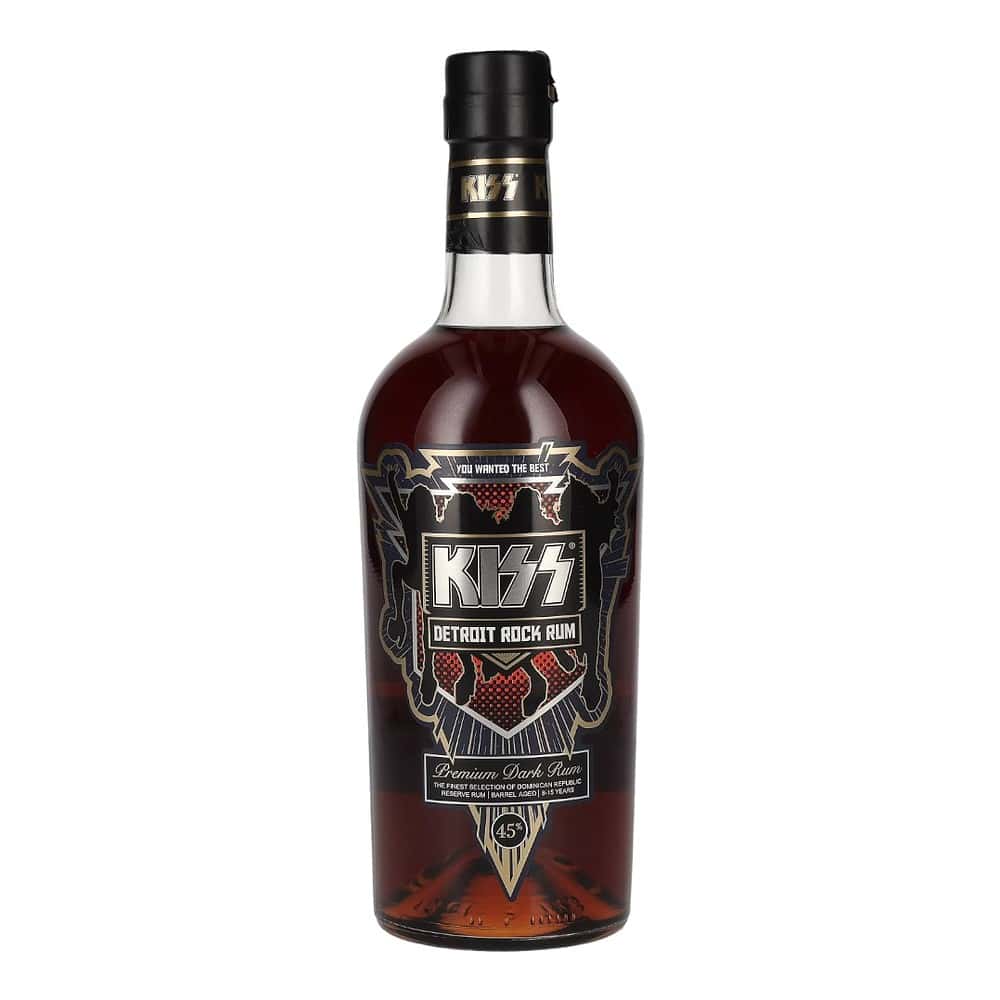 KISS Premium Dark Rum Detroit Rock