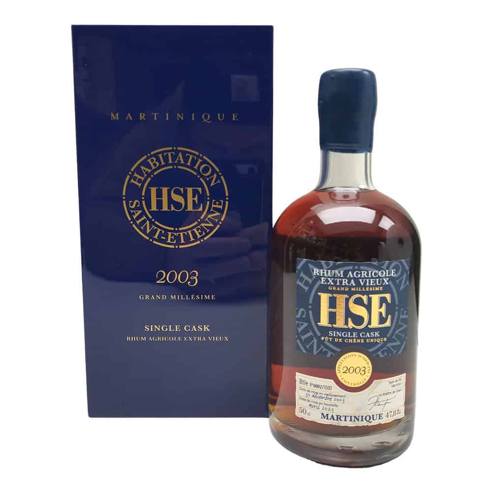 HSE Grand Millésime 2003 Single Cask bottled 2023 Luxe Wooden Box Edition
