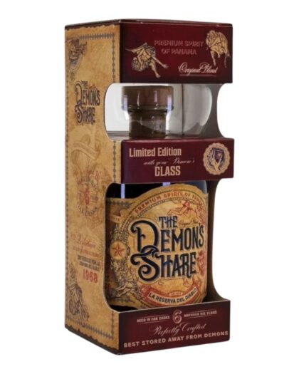 The Demon's Share 6 Years Giftbox With Glass