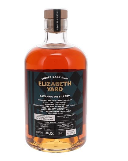 Elizabeth Yard Reunion Island Savanna Distillery 9 Years #02