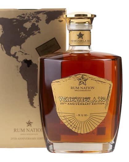 Rum Nation Venezuela XO 25th Anniversary Decanter
