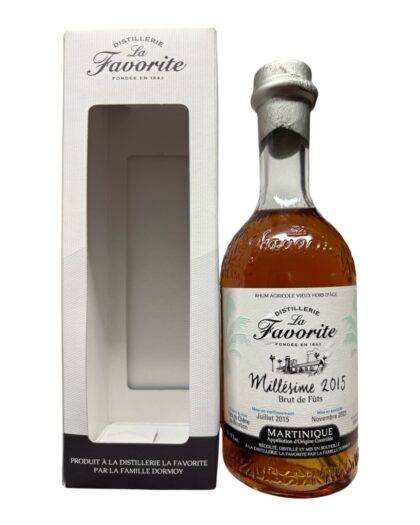 La Favorite Millésime 2015 8 ans Brut de futs