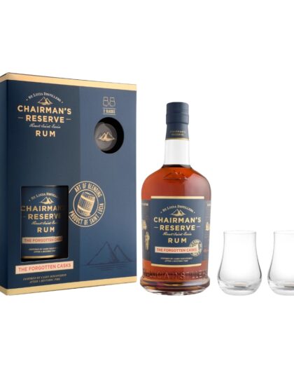 Chairman's Reserve The Forgotten Cask Giftpack With 2 Glasses